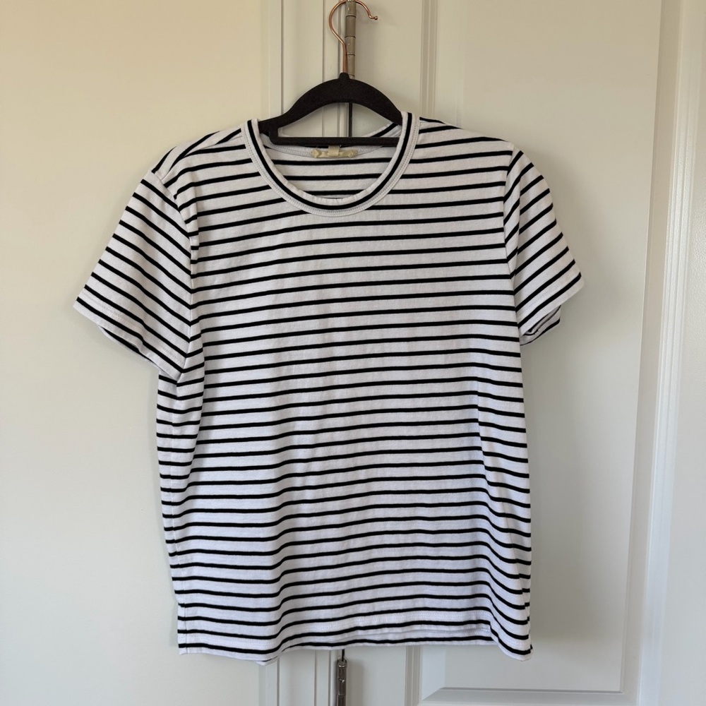 Madewell Striped Crewneck T‑Shirt